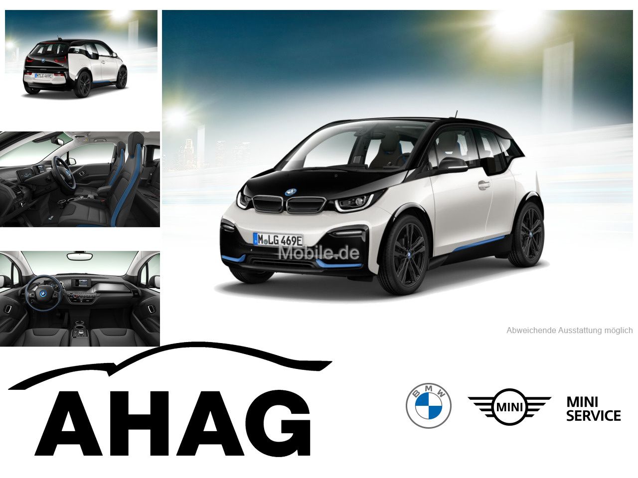 BMW i3s (120 Ah), 135kW Navi Business Klimaaut. PDC