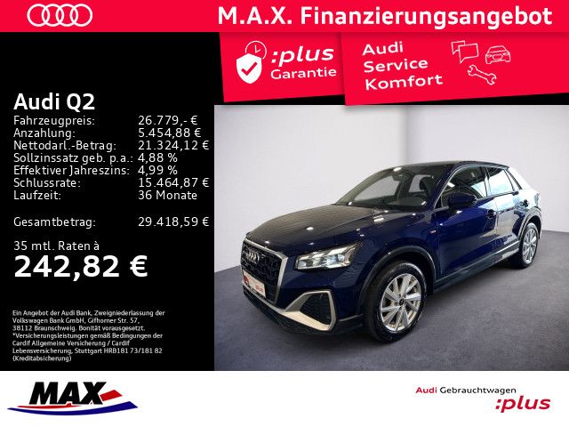 Q2 35 TFSI S LINE +MATRIX+NAVI+AHK+KAMERA+SONOS+