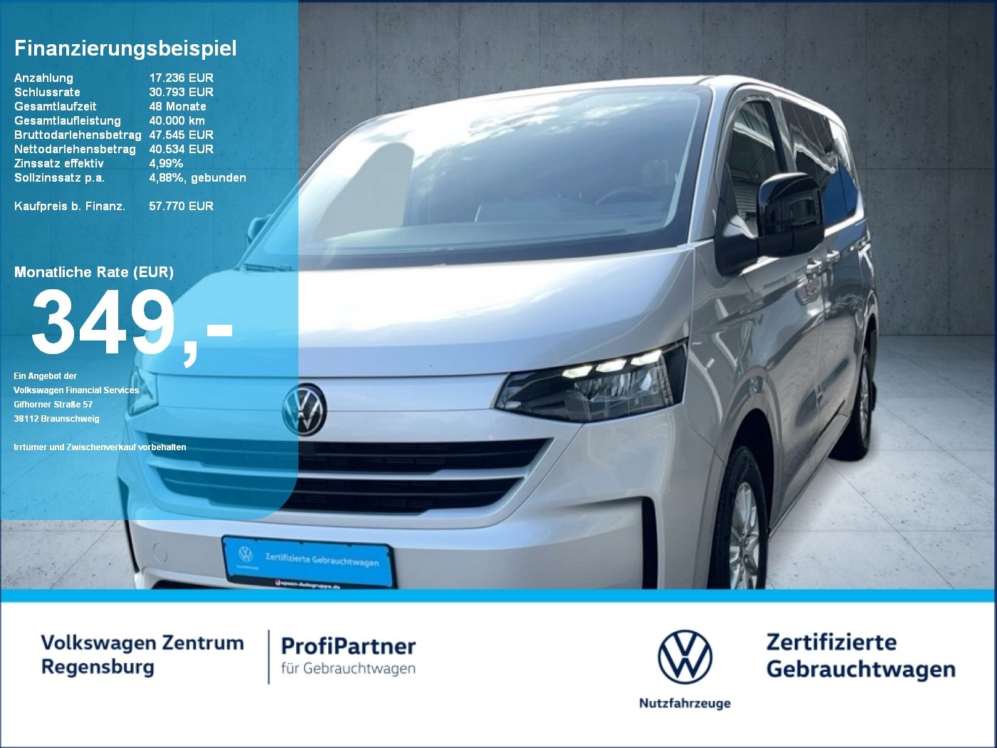Volkswagen T7 Caravelle Life TDI 4Motion 9Sitze AHK R-KAMER