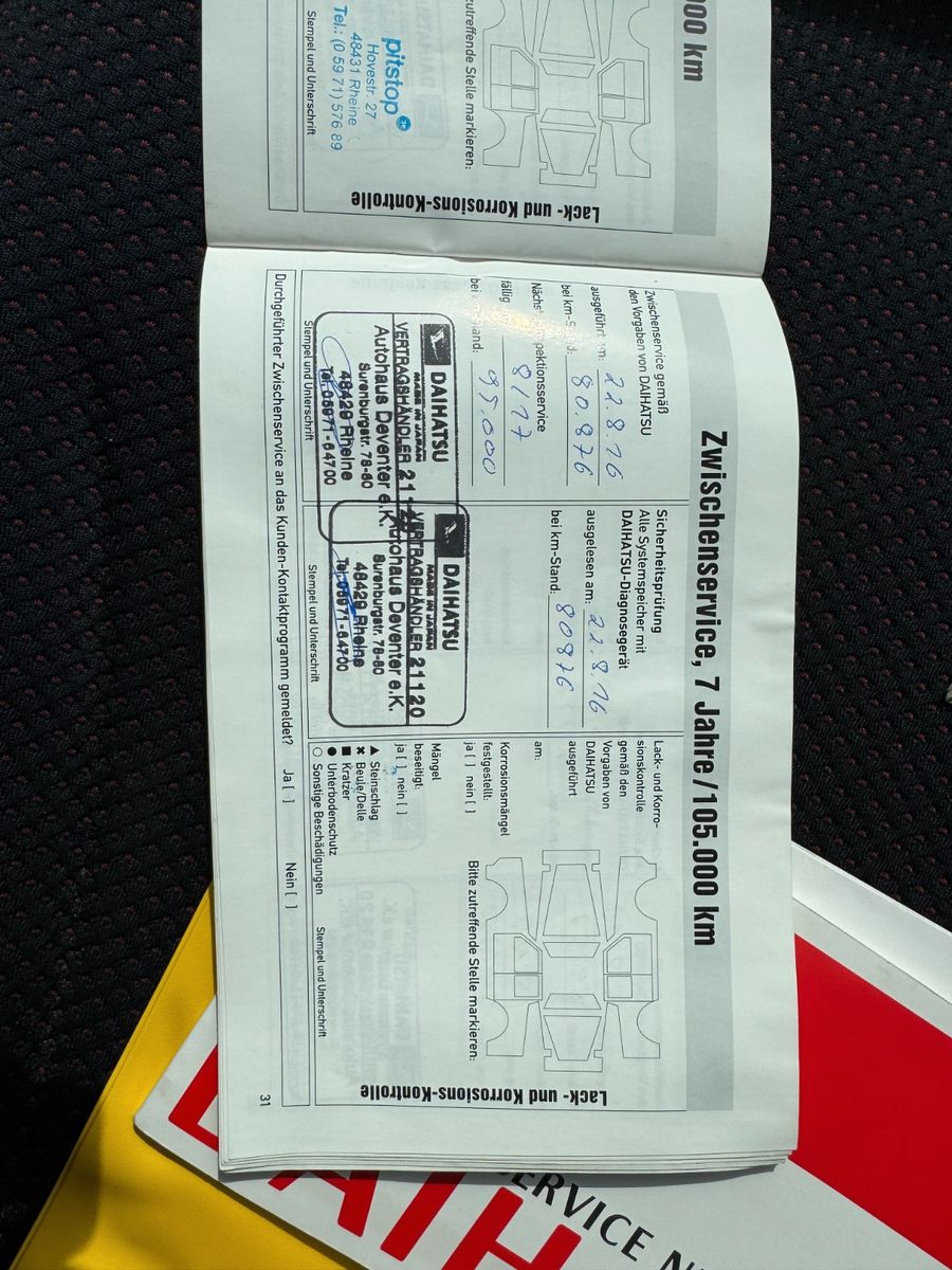 Fahrzeugabbildung Daihatsu Sirion 1.3 Klima+Zentral+Allwetterreifen GEWERBE