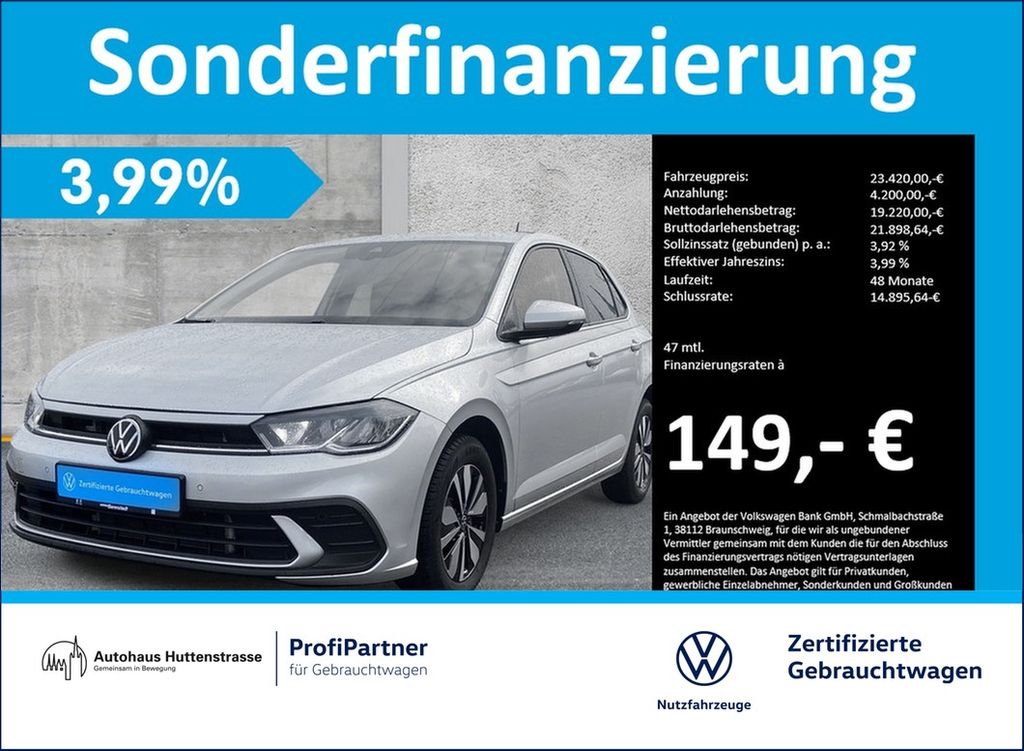 Volkswagen Polo 1.0 TSI DSG Move AHK LED NAVI KAMERA