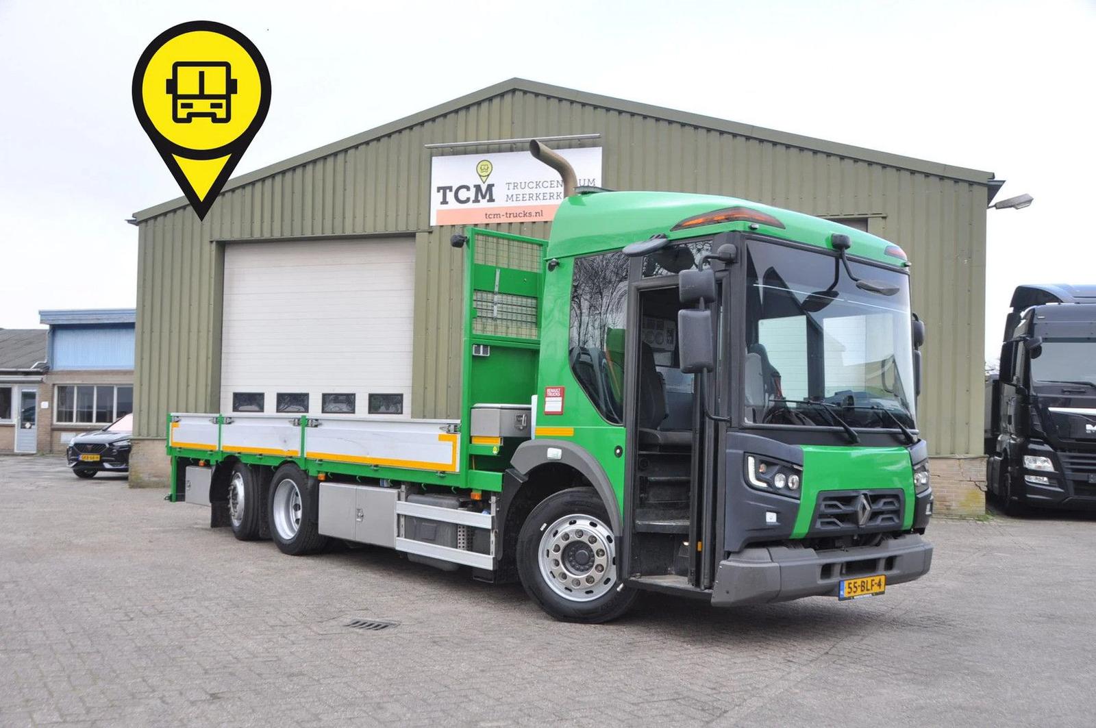 Renault D-ACCESS 6x2 OPRIJWAGEN / MACHINE-TRANSPORTER /