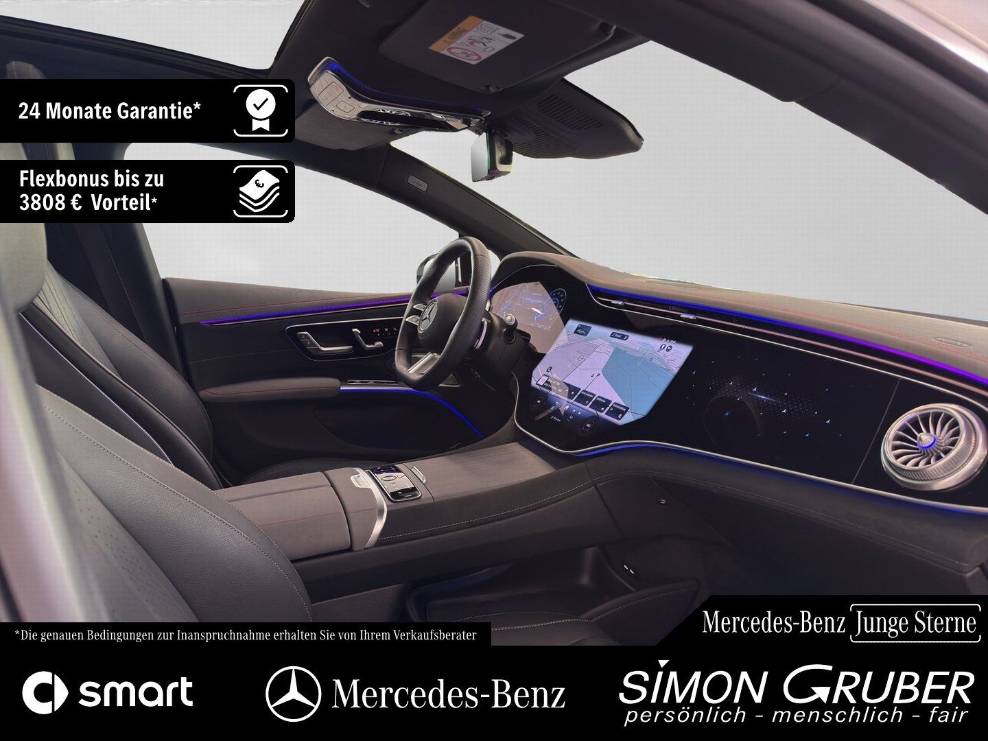 Fahrzeugabbildung Mercedes-Benz EQS 500 4M AMG Pano Massage TV Guard360 118kwh