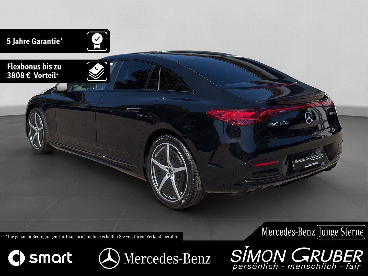 Fahrzeugabbildung Mercedes-Benz EQE 500 4M AMG Premium+ Nappa Hyper Pano Md 2025