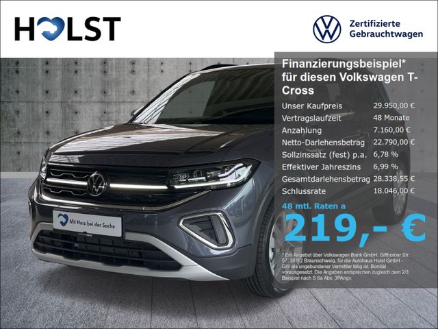 Volkswagen T-Cross 1.0TSI GOAL Matrix AHK Kamera Navi AppC