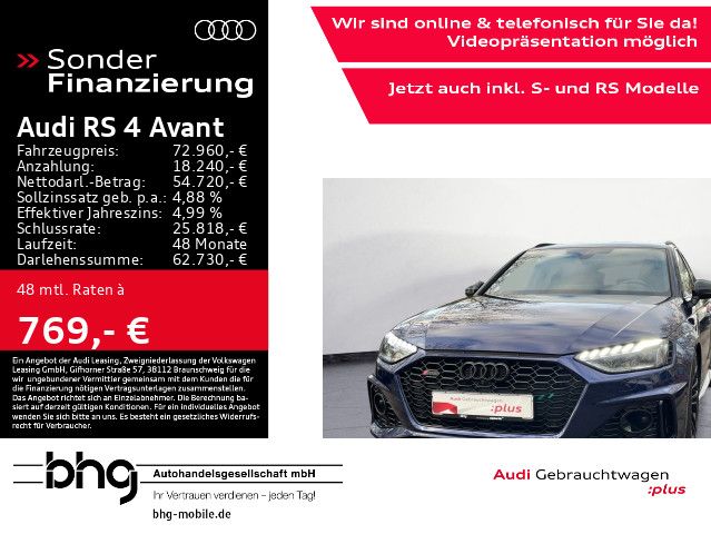 Audi RS4 Avant 2.9 TFSI quattro Matrix/Head-up/Pano/B