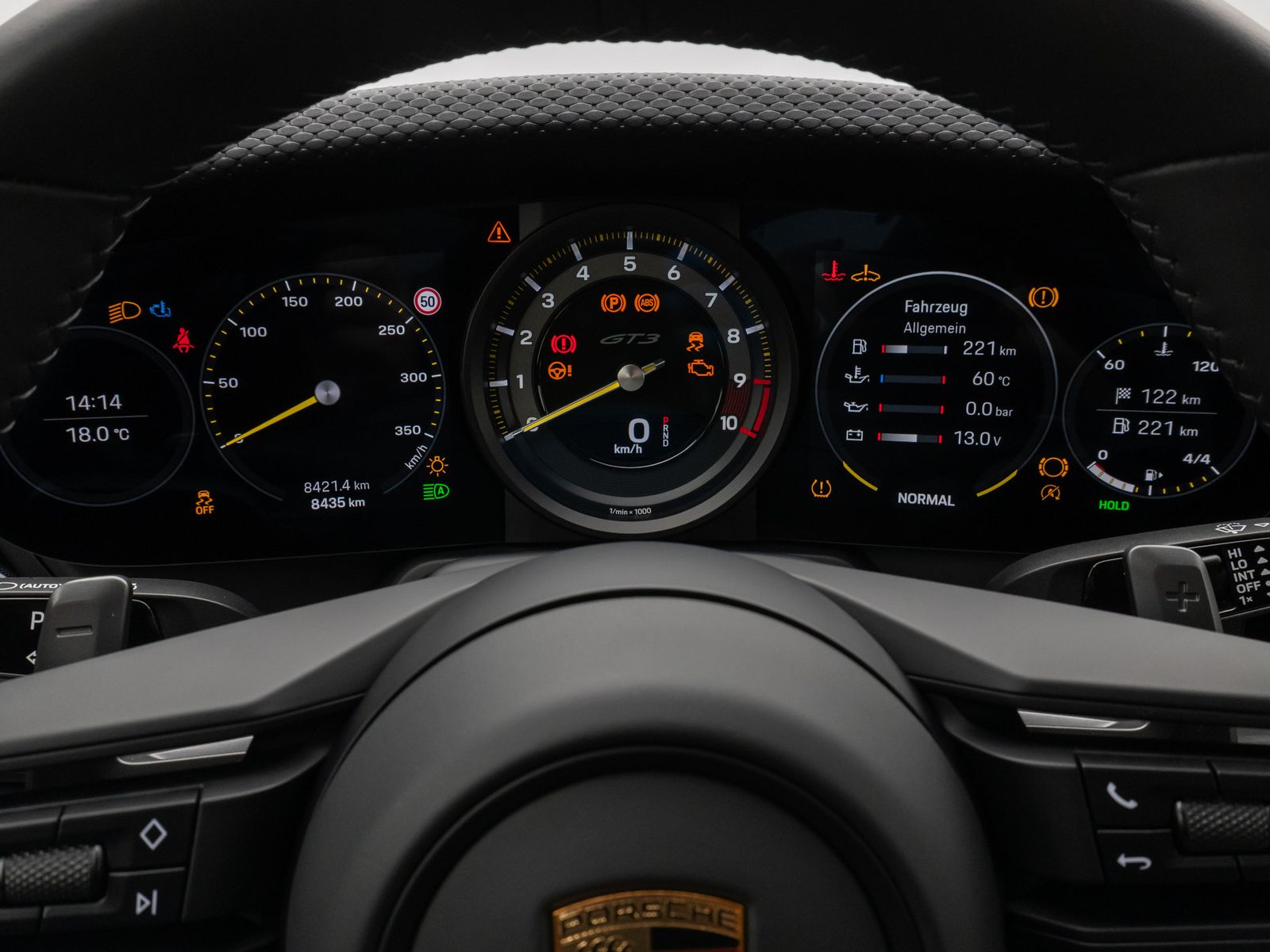 Fahrzeugabbildung Porsche 992 GT3 Touring Sport Chrono Keramik Lift PASM