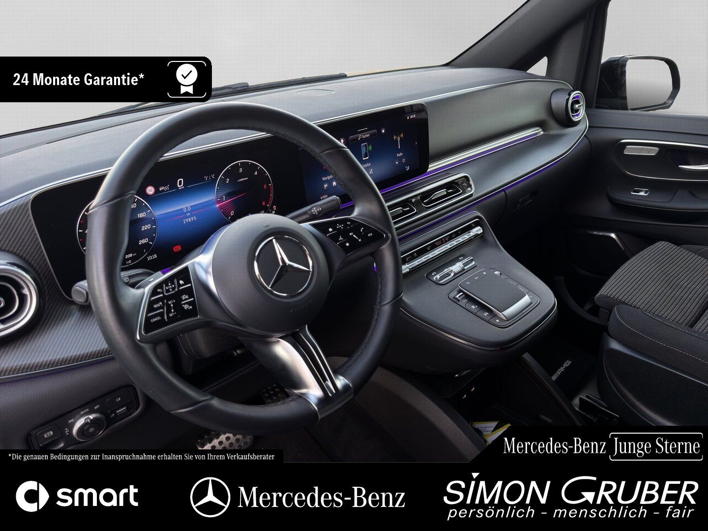 Fahrzeugabbildung Mercedes-Benz V 220 d Lang Style AMG 7Sitze Burmester elTüren