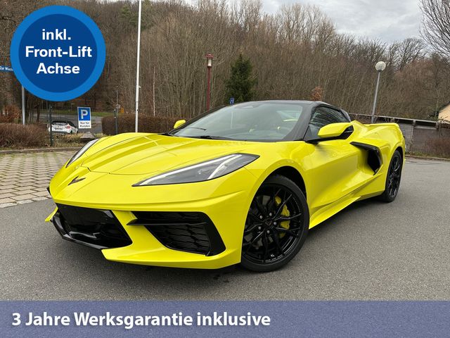 Corvette C8 Stingray Cabrio MY24 Frontlift, gelbe Akzente