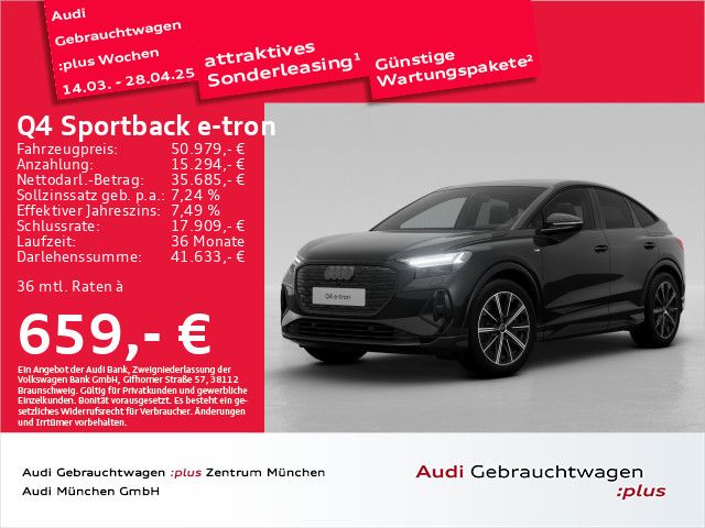 Audi Q4 Sportback 45 qu. S line ACC/AHK/StdKlima/Virt