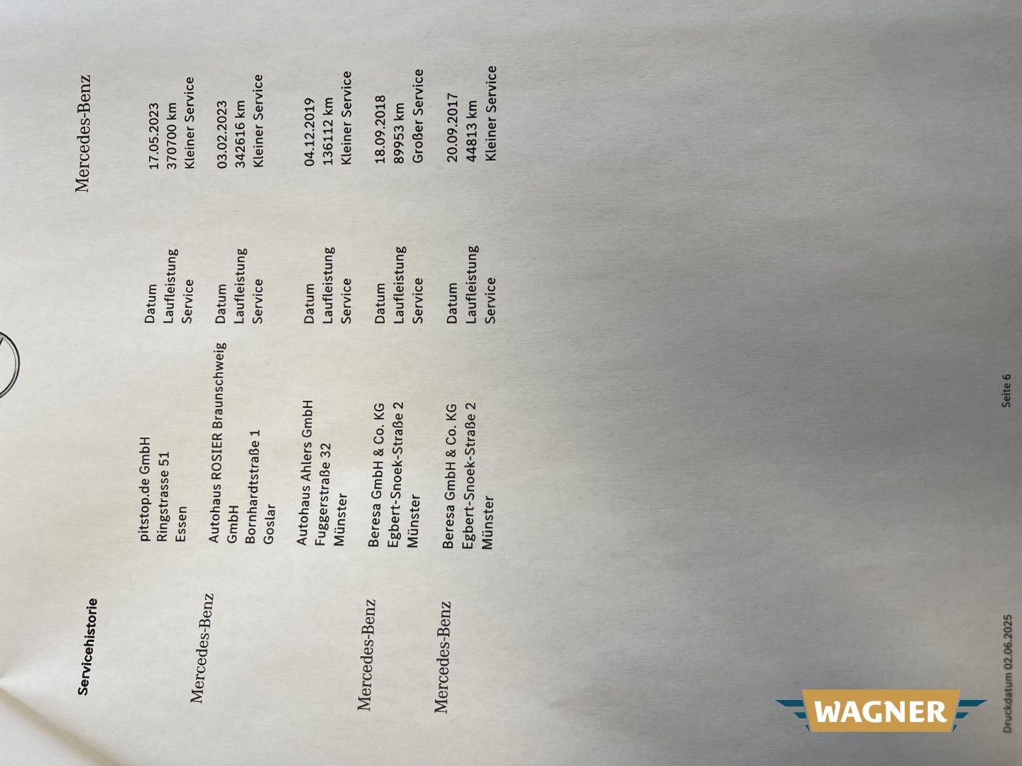 Fahrzeugabbildung Mercedes-Benz V 250 d SCORE kompakt CDI BT Motorschaden