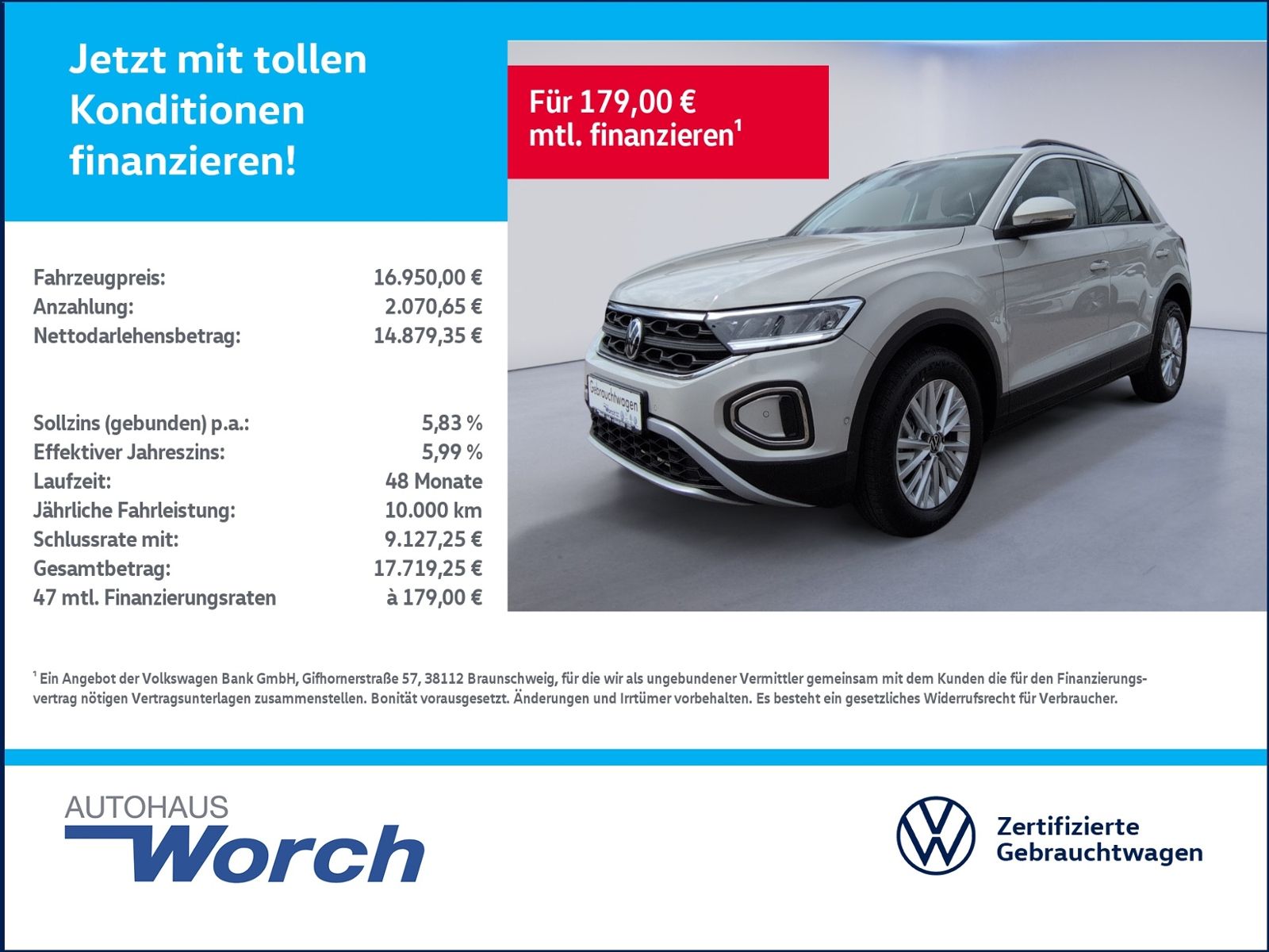 T-Roc 1.0 TSI Life LED+SHZ+APP+DAB