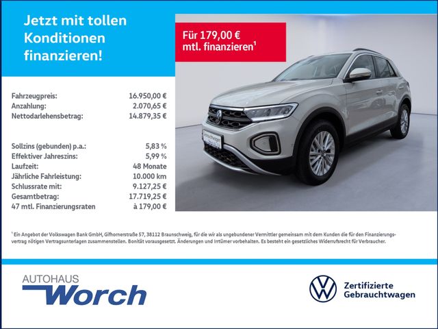 T-Roc 1.0 TSI Life LED+SHZ+APP+DAB