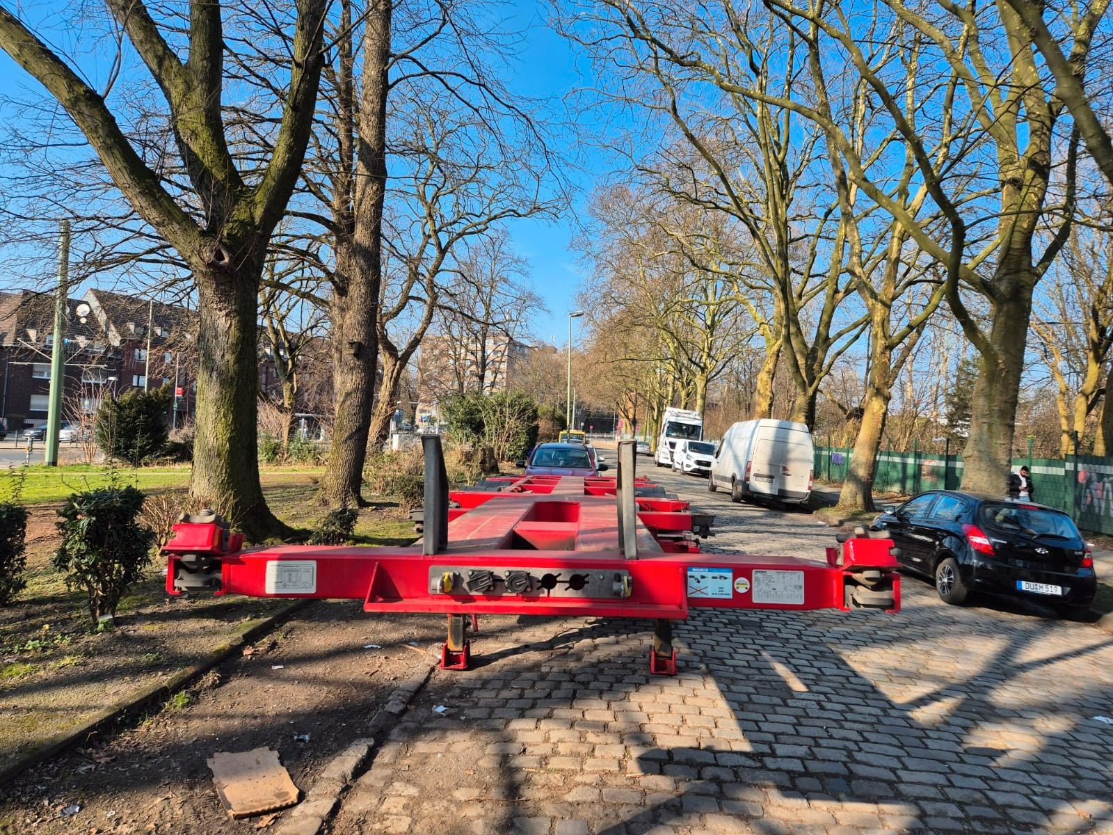 Fahrzeugabbildung Broshuis Container Chassis -  MFCC-HD - Ausziehbar