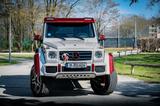 Mercedes-Benz G 500 4x4² V8 Biturbo Top Zustand  - weiße Mercedes-Benz G 500