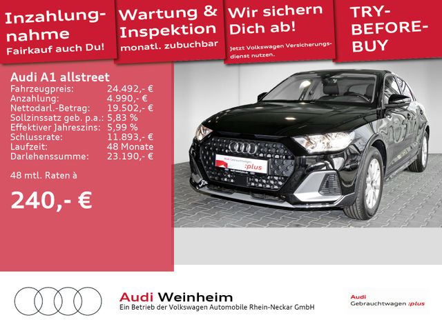 Audi A1 allstreet 25 TFSI Gar.2029 SHZ PDC Klima smar