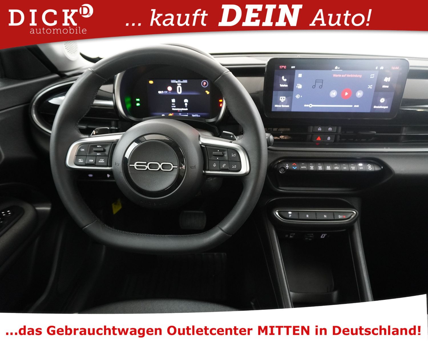 Fahrzeugabbildung Fiat 600 1.2 DCT Style VIRTU+KAM+NAVI+LED+SHZ+KEY+TEM