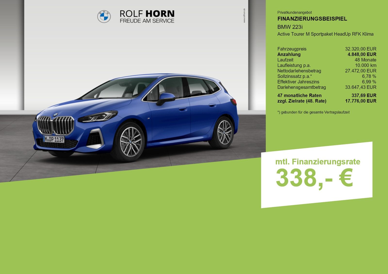 BMW 223 Active Tourer - Bild 3