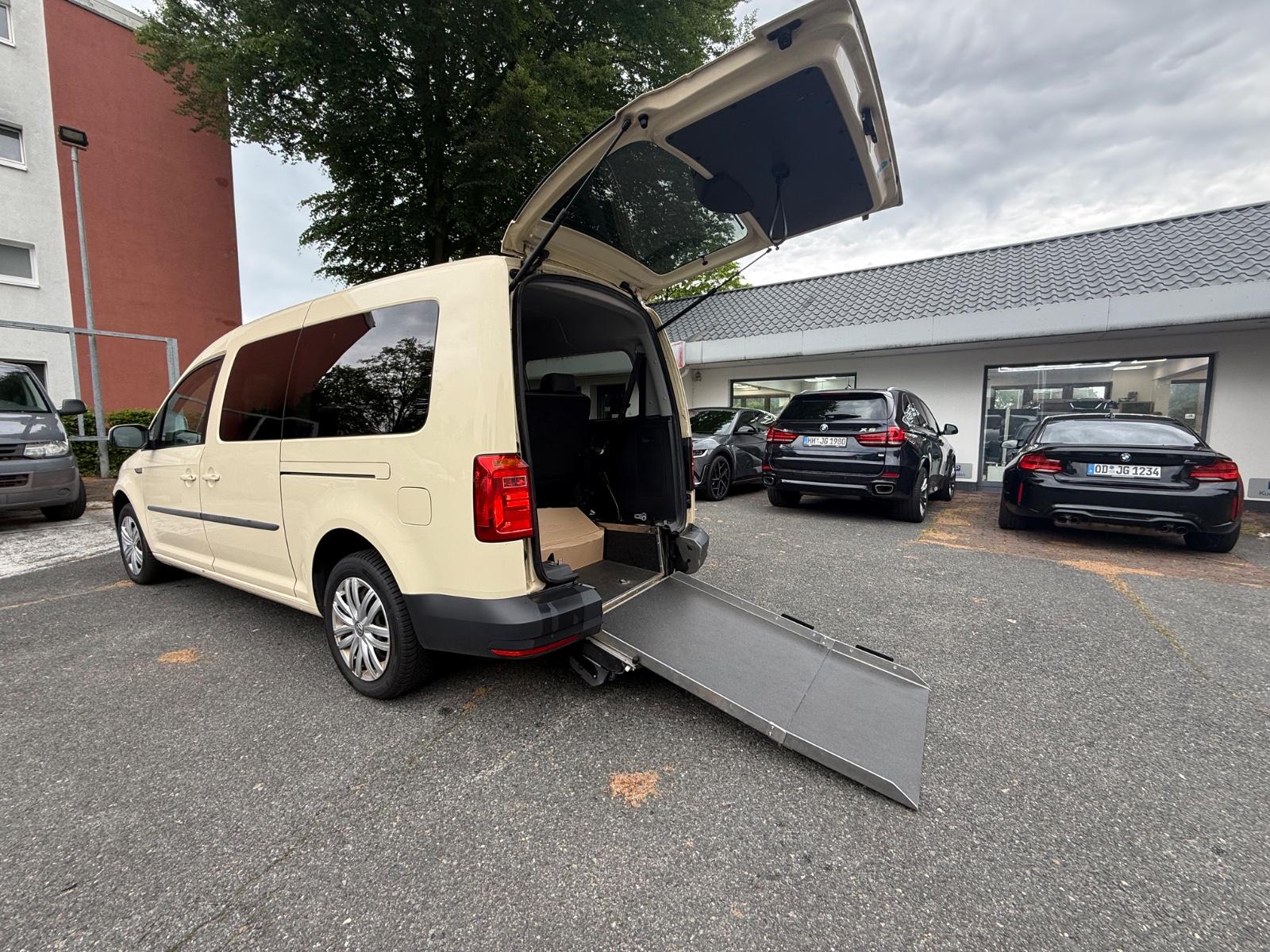 Volkswagen Caddy PKW Maxi*Rampe*Aut.*Rückfahrkamera*TOP