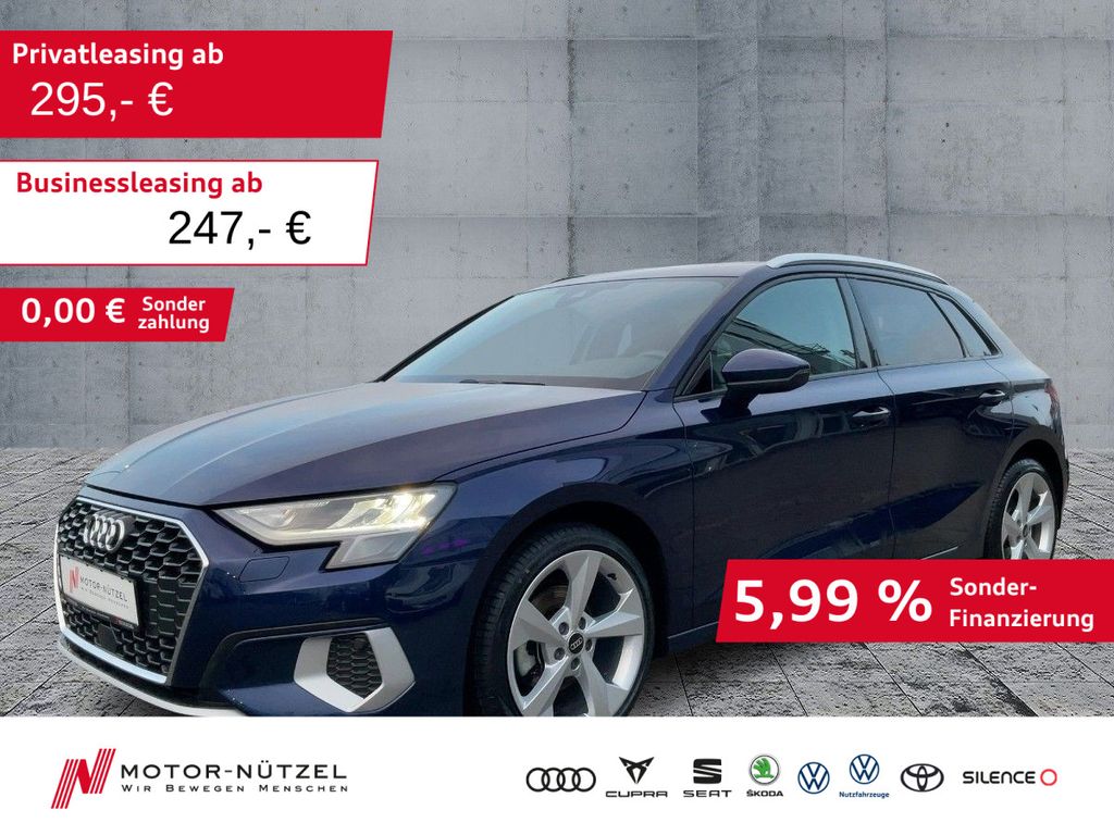 Audi A3 Sportback 30 TFSI ADVANCED NAV+PDC+GRA+SHZ+18