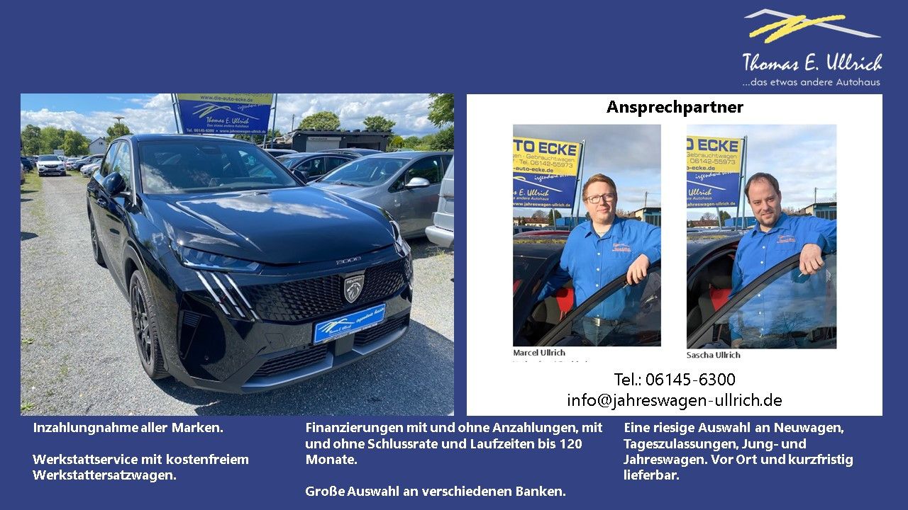 Fahrzeugabbildung Peugeot 3008 GT MHEV 145 e-DSC+Navi+Sitzheizung+Lenkradh