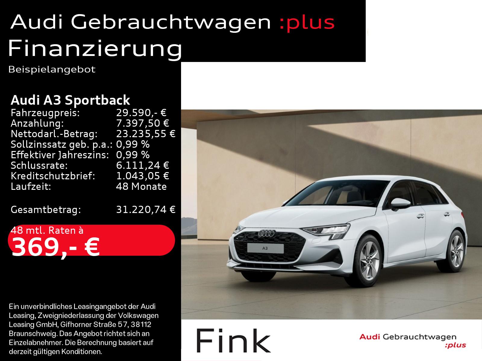Audi A3 Sportback Advanced 35 TFSI Navi Kamera