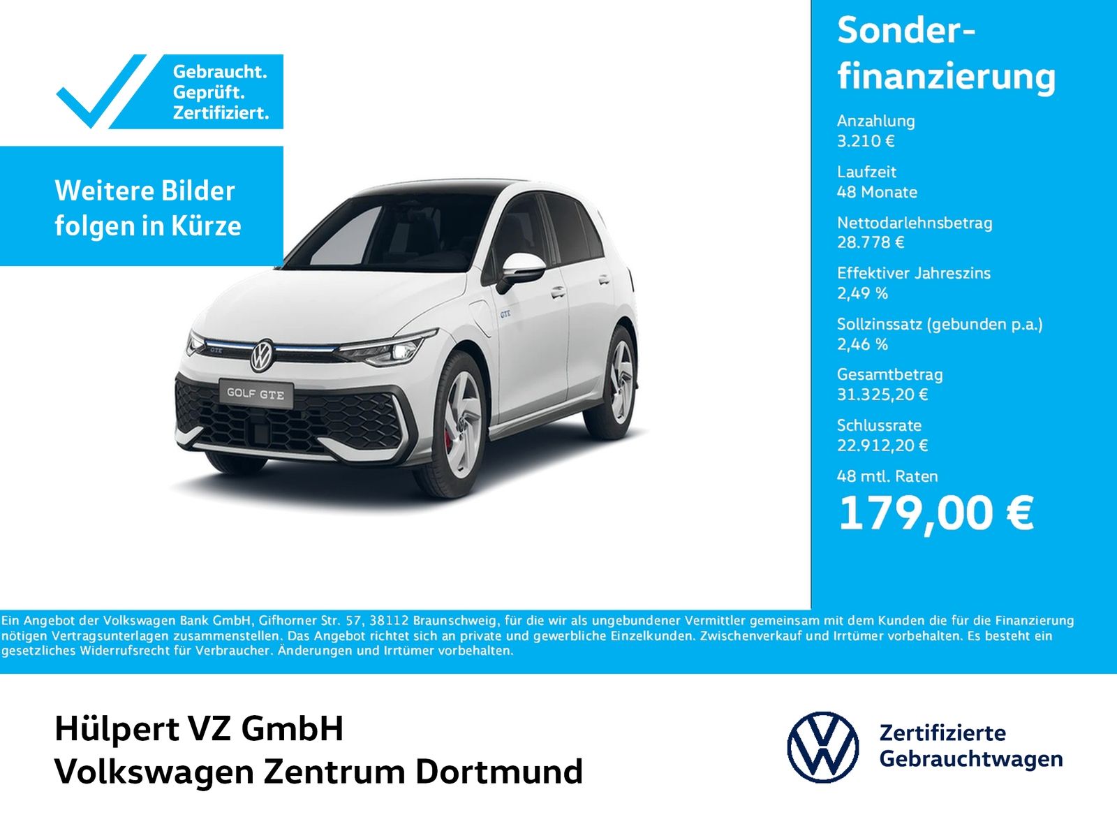 Volkswagen Golf VIII 1.5 HYBRID GTE CAM ACC HEAD-UP NAVI foto 1