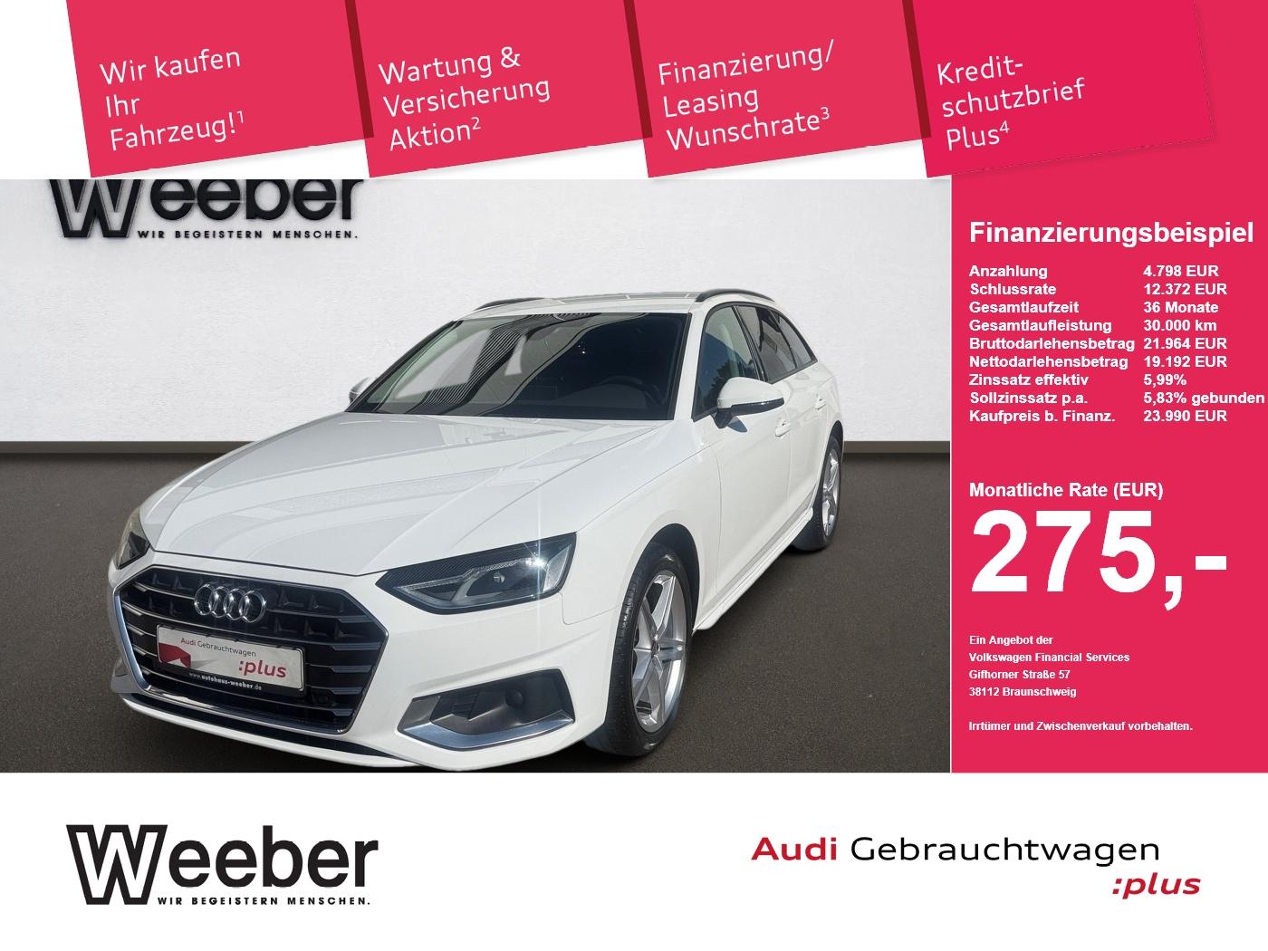 Audi A4 Avant advanced *AHK*18 LM*SHZ*NAVI*PDC*