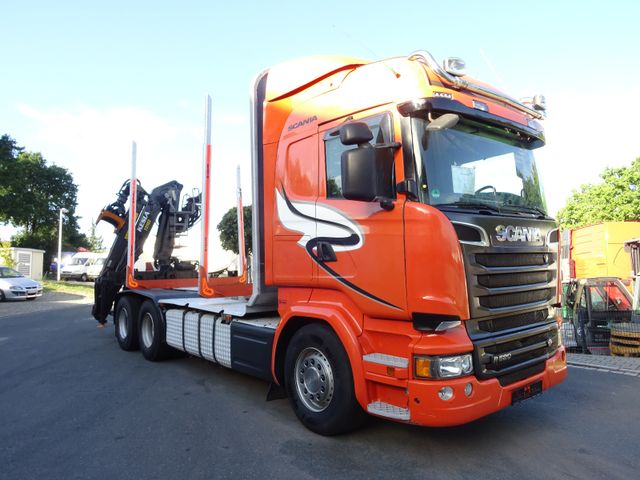 Scania R520 Kesla 21 12ZT Ladekran Holztransporter