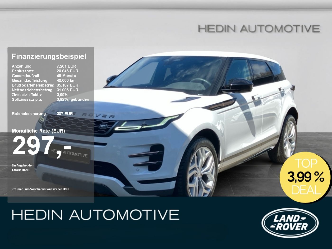 Land Rover Range Rover Evoque P300e R-Dynamic SE LED|SHZ|AC