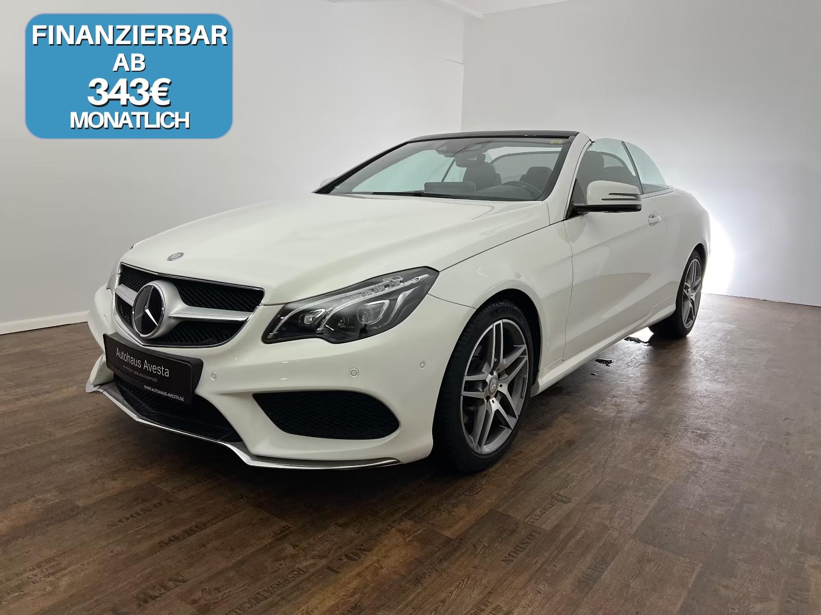 Mercedes-Benz E 350d BT CABRIO AMG LINE/ 77.tKM/ DSTR. PLUS /