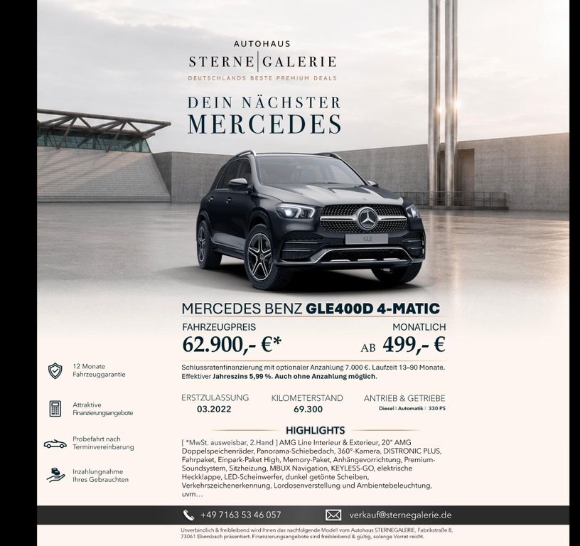 Image of Mercedes-Benz GLE 400