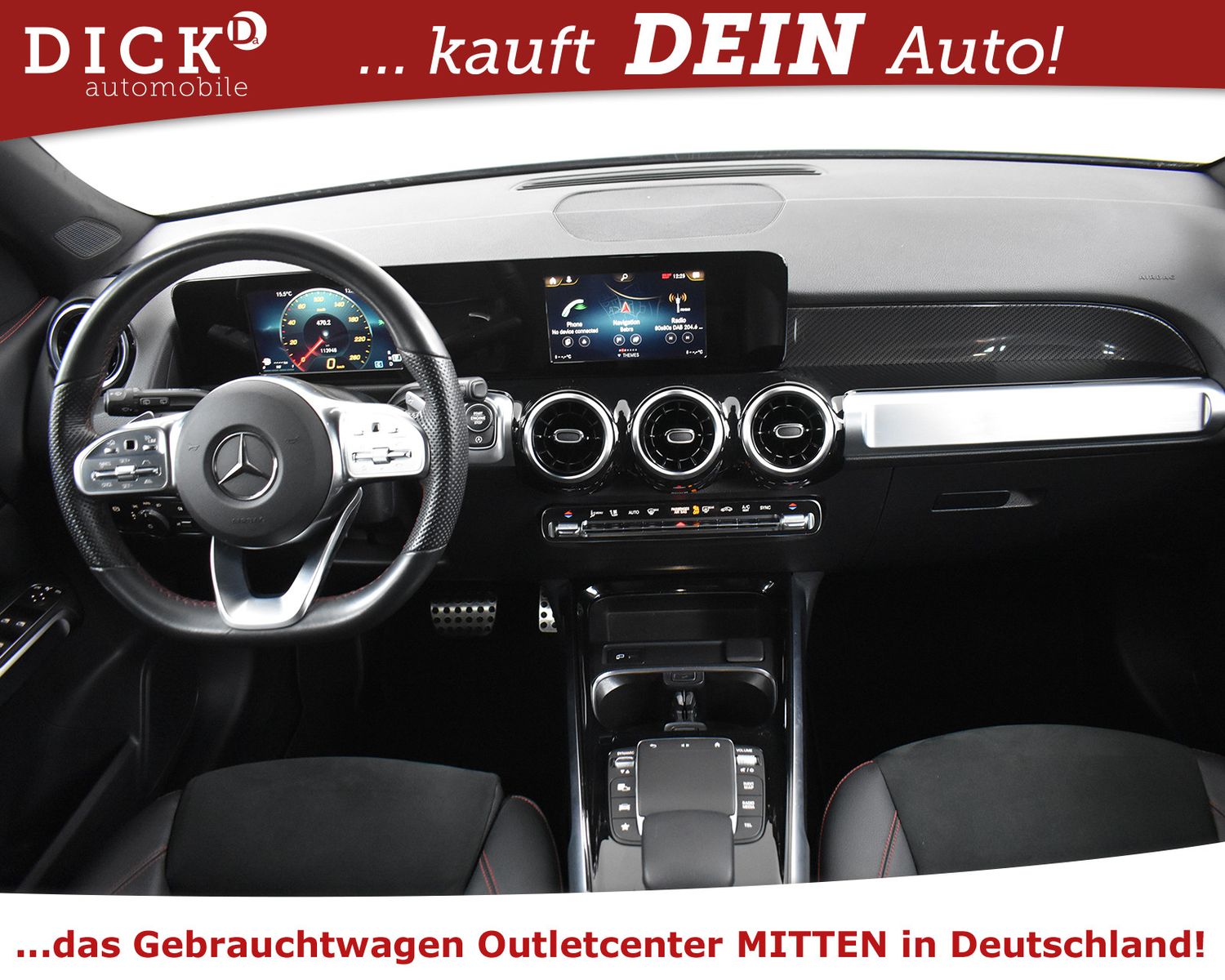MERCEDES-BENZ GLB220d 4M 2X AMG Line NIGHT+NAV+LED+AHK+ACC+19" - Image 11