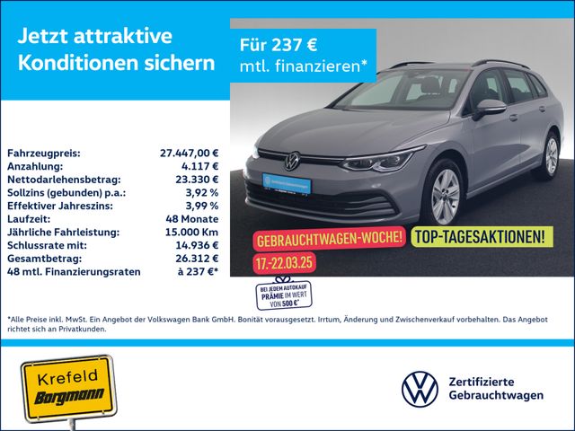 Volkswagen Golf VIII 1.0 eTSI Life MATRIX-LED PANO ACC NAVI