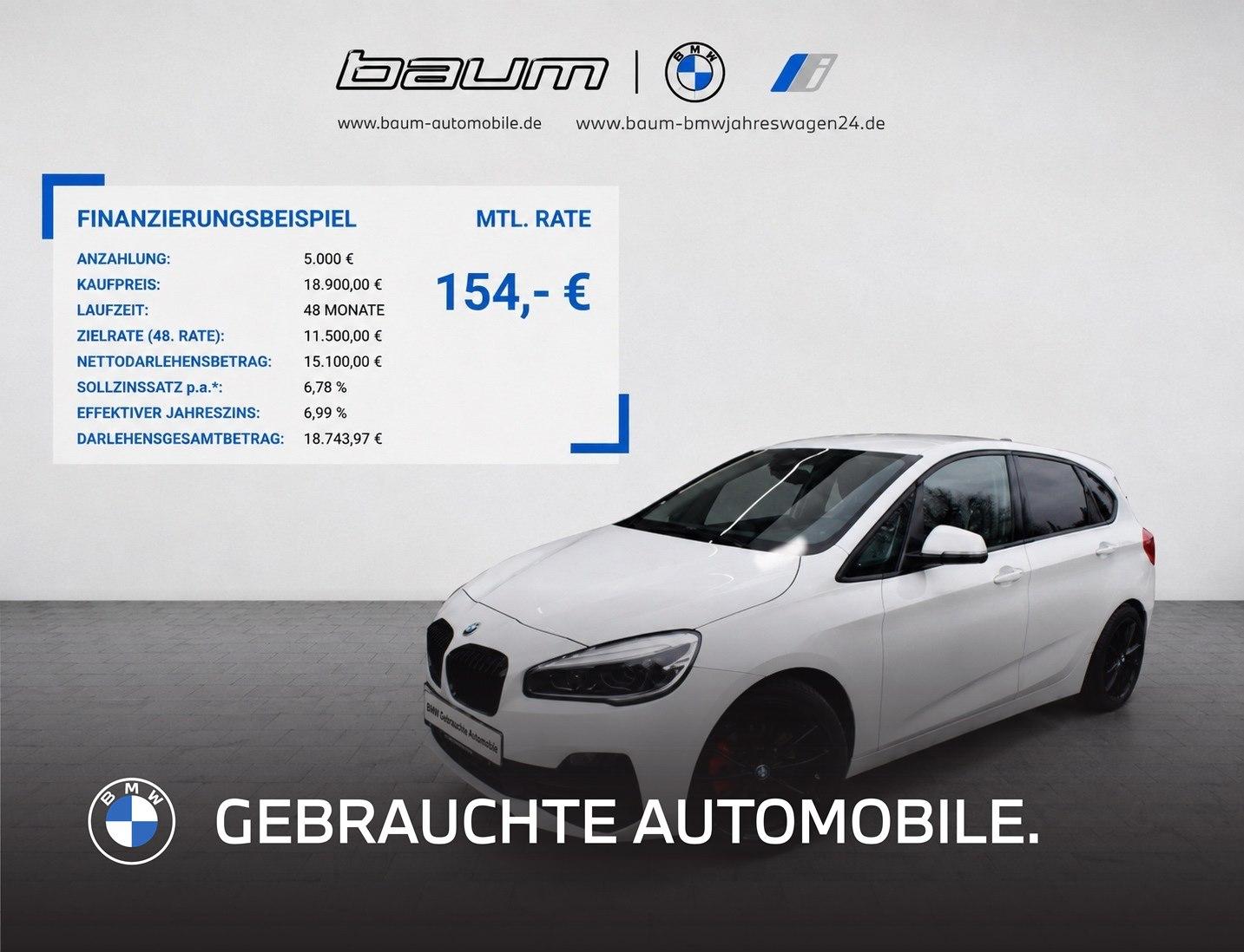 BMW 218i Active Tourer Advantage LED Navi Tempomat