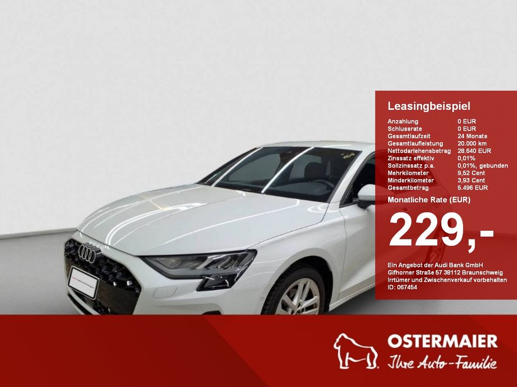 A3 Sportback ADVANCED 30 TDI AHK.NAVI.VIRTUAL.AL