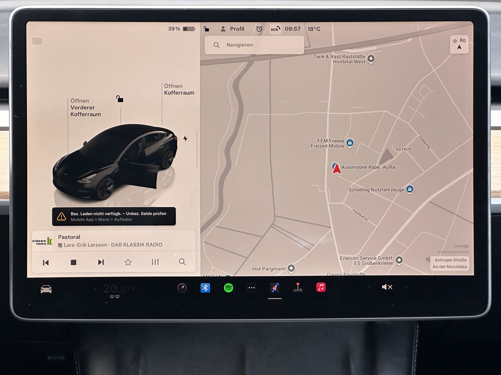 Fahrzeugabbildung Tesla Model 3 RWD NAV+LED+ACC+KAMERA+PANORAMA+1HD+18ZO