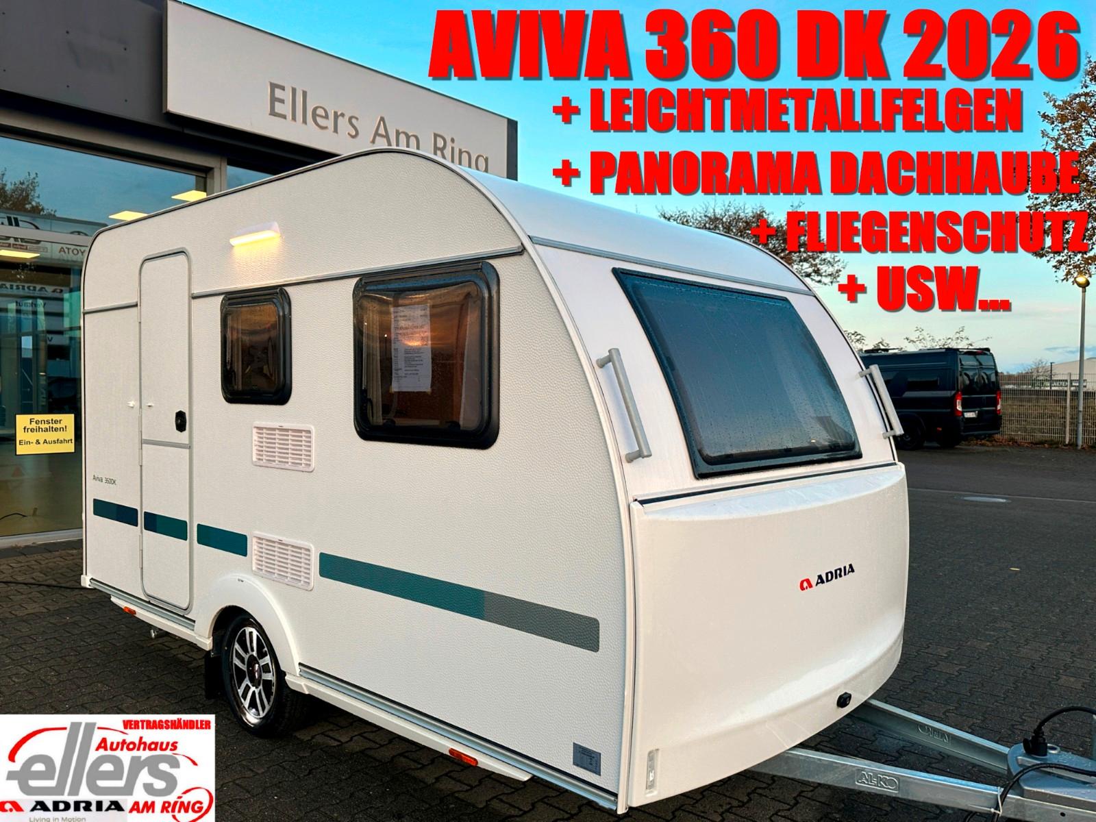 Adria AVIVA 360 DK  LM-FELGEN PANORAMA FLIEGENS 2026