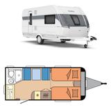 Hobby EXCELLENT 460 SL inkl. Mover, Klima, Auflastung - Hobby Wohnwagen Excellent 460