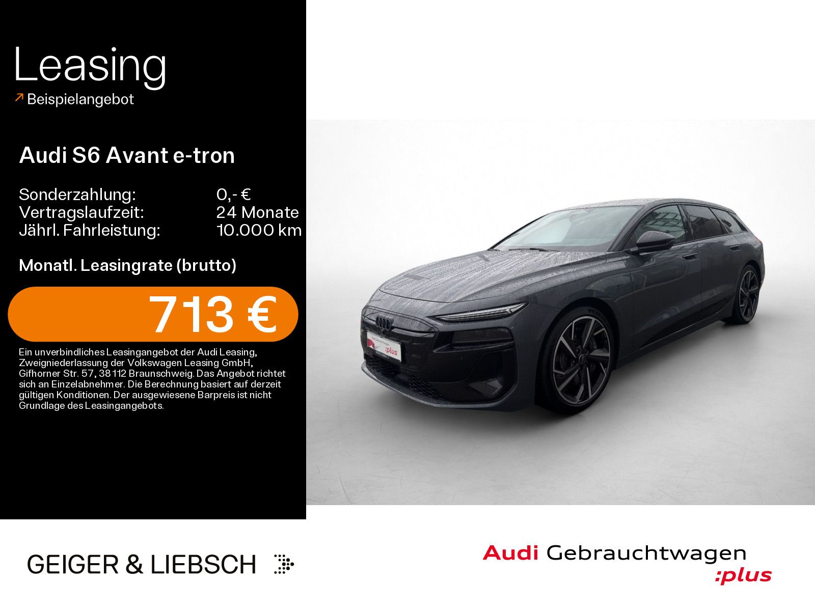 Audi S6 Avant e-tron*MATRIX*STHZG*HUD*AHK*PANO*SHZ*B&