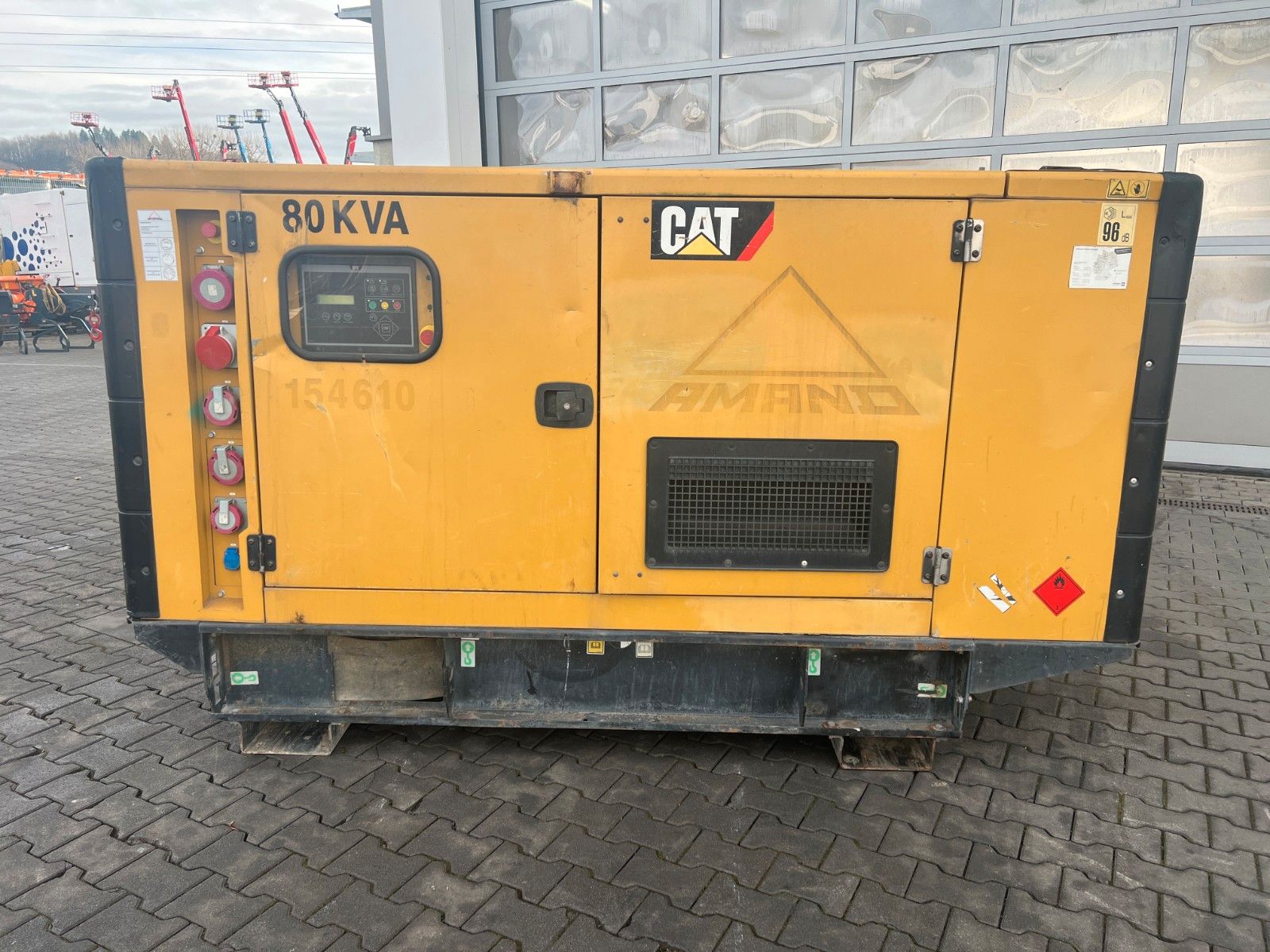 Fahrzeugabbildung CAT DE88E3 / Stromerzeuger / 80KVA / 2015 / 14.180h