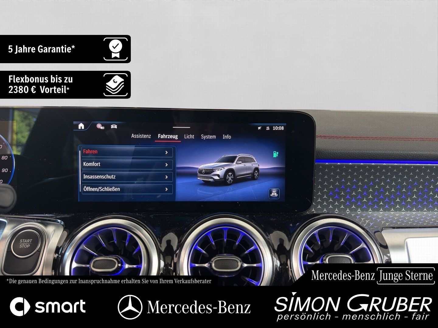 Fahrzeugabbildung Mercedes-Benz EQB 300 4M AMG Pano Fahrassist 7Sitze Mod 2026