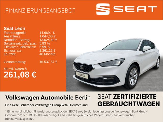 SEAT Leon 1.0 TSI Style Climatronic Navi LED SHZ PDC