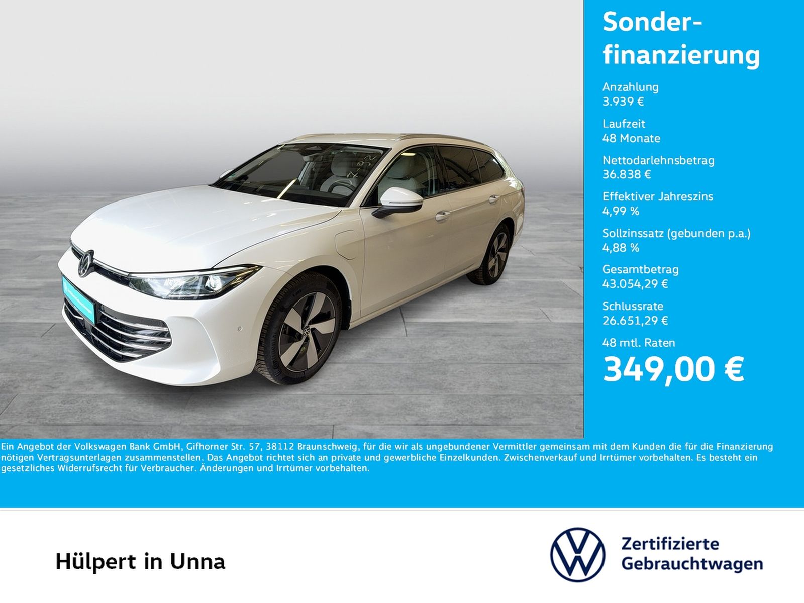 Volkswagen Passat Variant 1.5 HYBRID ELEGANCE AHK 360°CAM
