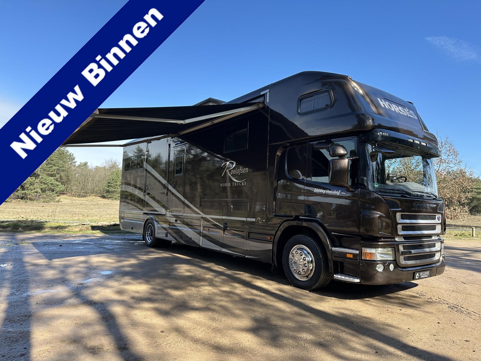 Scania P380 20,5T ROELOFSEN 6-paards paardenvrachtwagen