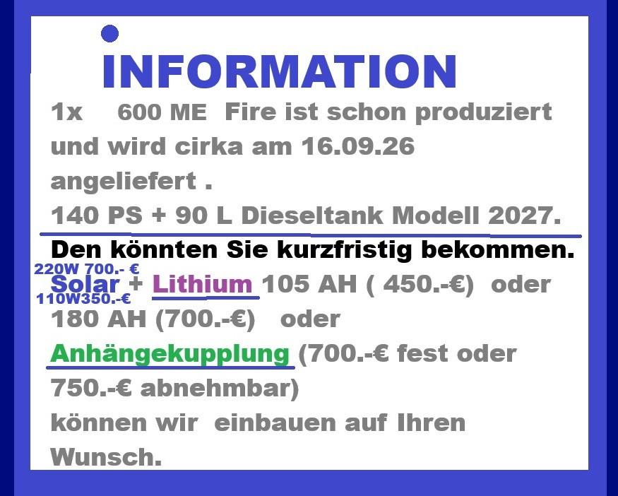 Weinsberg CaraBus 600 ME Edition [Fire] Modell 2027