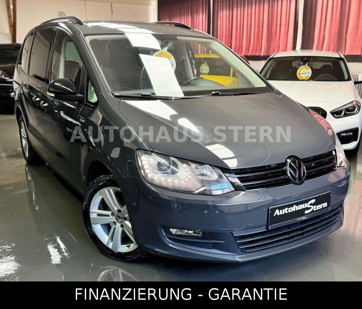 Volkswagen Sharan 2.0 TDI 6Sitzer AHK 8xReifen Bi-Xenon Tem