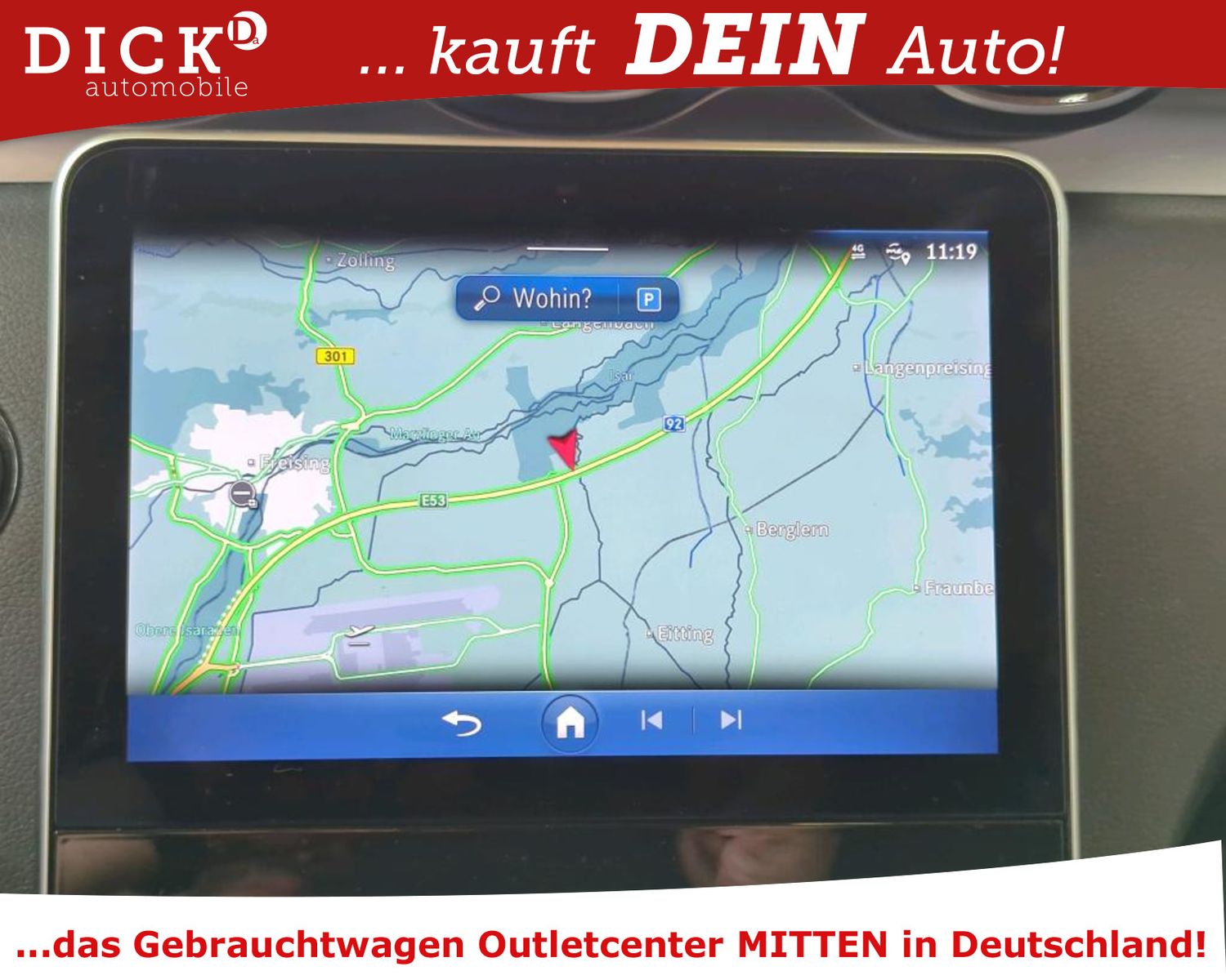 Fahrzeugabbildung Mercedes-Benz C 220d T 9G Avantg LED/NAVI/SHZ/ACC/RFK/AHK/8Fa