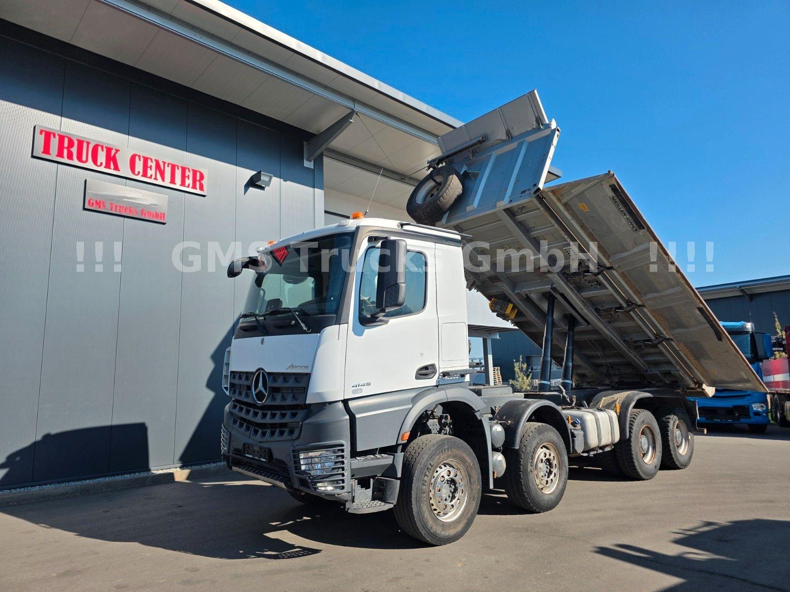 Mercedes-Benz Arocs 4145 / 8X4 / AHK / Meiller BORDMATIK