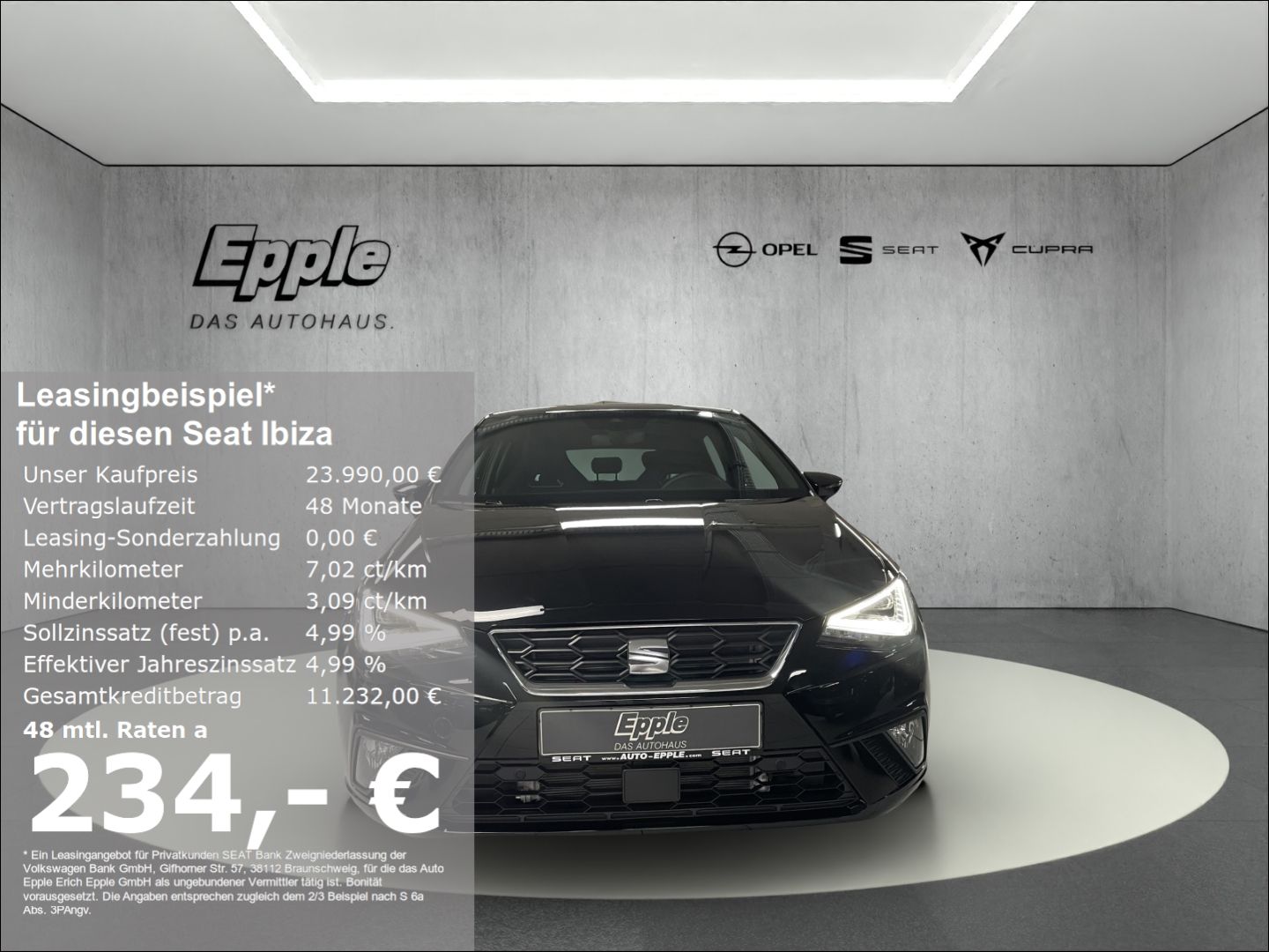 Seat Ibiza FR Black Edition 1.0 TSI 85 kW (116 PS) 7-